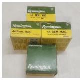 (4) Full 44 Rem Mag 240gr Hollow Point Semi-Jktd