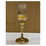 9 in. Brass Candlestick
