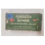Box of 41 Rem Kleanbore 38 Win. 38-40 180gr Soft