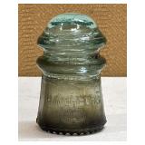 Vintage 3.75 in. Lynchburg No. 10 Greenish Clear