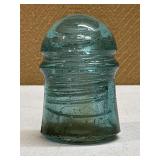 Vintage 3.50 in. Unmarked Greenish Clear Insulator