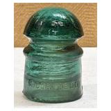 Vintage 3.25 in. Brookfield Green Insulator