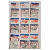 (9) Eagle Claw Sz 2/0-5/0 2-Hook Setups w/Leader