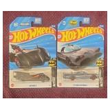 (2) NIP HotWheels Batmobiles