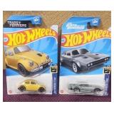 (2) NIP HotWheels 'Screen Time'