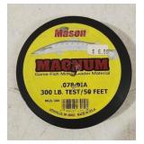 50' Magnum 300lb Game Fish Leader Line, May not