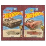 (2) NIP HotWheels Batmobiles
