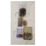 (5) Containers of Salmon Hooks Sz 3/0-6/0