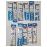 (11pks) Gamakatsu Leadered Hooks sz 8-14