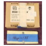1 Box & 1 Pack of 18ga ï¿½ 1.25' & 1.75' Brads