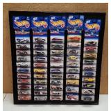 Loaded HotWheels Card Holder Display (52) 24ï¿½25