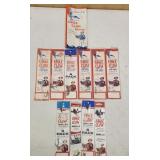 (11pks) of Eagle Claw Hooks Sizes 1-6