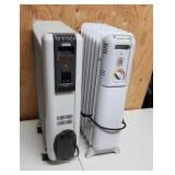 (2) Radiator Style Radiant Heaters, Tested, Work