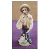 Vtg Homco 'Farmer' Figurine 8'
