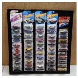 Loaded HotWheels Card Holder Display (54) 24ï¿½25