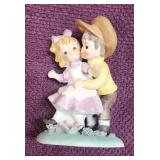 4' Lefton 'Playing Boy & Girl' Figurine