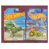 (2) NIP HotWheels Draggin' Wagon & Wheels Tractor