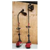 (2) Troy-Bilt Gas Weed-Eaters, One started the