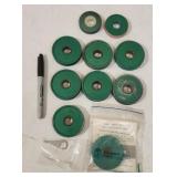 (10) Vtg Johnson Reel Replacement Spools