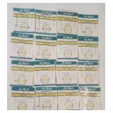 (16pks) Joe Welsh Lake Rigs sz 14 & 16 Hooks on