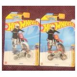 (2) NIP HotWheels Xtreme Sports Dirt Bikes