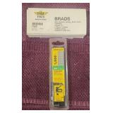 1000ct 18ga Stanley 5/8' & 5000ct 1' Brads