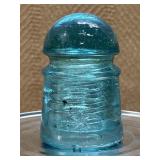 Vintage 3. in. Aqua Insulator