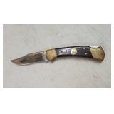 Vtg Ducks Unlimited Buck Knife 50th Anniv. 7'