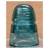 Vintage 4.25 in. H.G. Co. Green Insulator