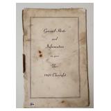 1949 Chevrolet General Hints & Info Manual