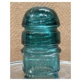Vintage 3.5 in. Brookfield Green Insulator