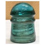 Vintage 3.25 in. Green Insulator