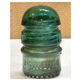 Vintage 3.50 in. Brookfield Aqua Insulator