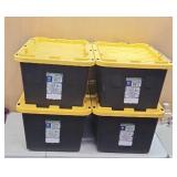 (4) Greenmade 27gal Storage Totes