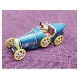 Vtg 50's Schylling Bugatti T-35 Racer Wind-Up Toy