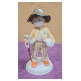 Rare Metzler Orrloff Boy Geese c 1940 Porcelain