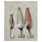 (3) Luhr Jensen 'Krokodile' Lures