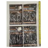 (4pks) Penguin Rock Cod Rigs, 4/0-6/0 Hooks, 60lb