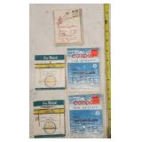 (5pks) Size 12, 14, 16 Hooks on Leader