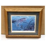 Signed/Numbered Custom Framed ï¿½ Swim Meetï¿½ 17 in.