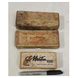 Vtg Assorted Salmon Plug Boxes