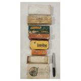 Vtg Assorted Lure Box Tops
