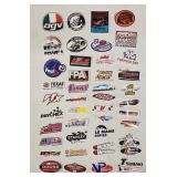 Racing Brand Stickers, 2 Stickers in Most Piles