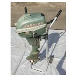 Johnson 5-1/2hp Sea Horse with Outboard Cart