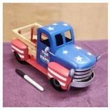 Stars & Stripes Forever Vintage Metal Truck
