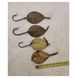 (4) Egg Wobbler #2 Brass