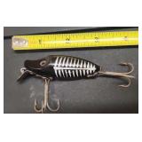 Vtg Wooden Heddon River Runt Spook Sinker