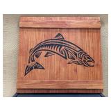 Hand-Made Native American 14'ï¿½13' Wood Fish
