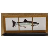 Wood/Tile Fish Plaque/Trivet 15'ï¿½6'