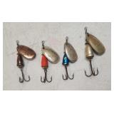 (4) Blue Fox Spinners